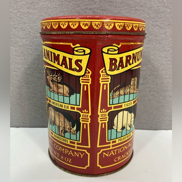 1979 & 1987 Barnum’s & Bailey Circus Animal Cracker Tins - Picture 11 of 16